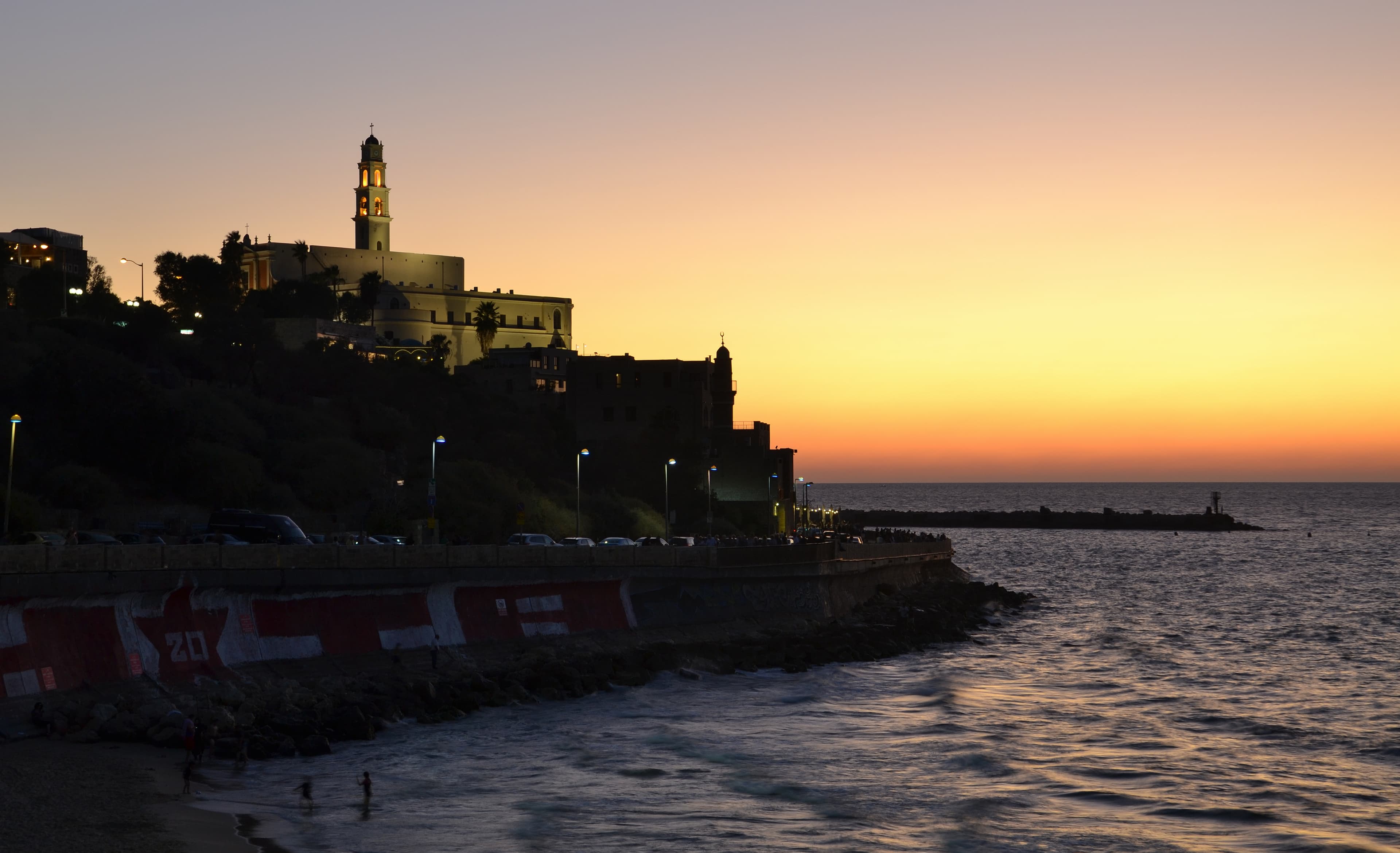 Old Jaffa in the evening