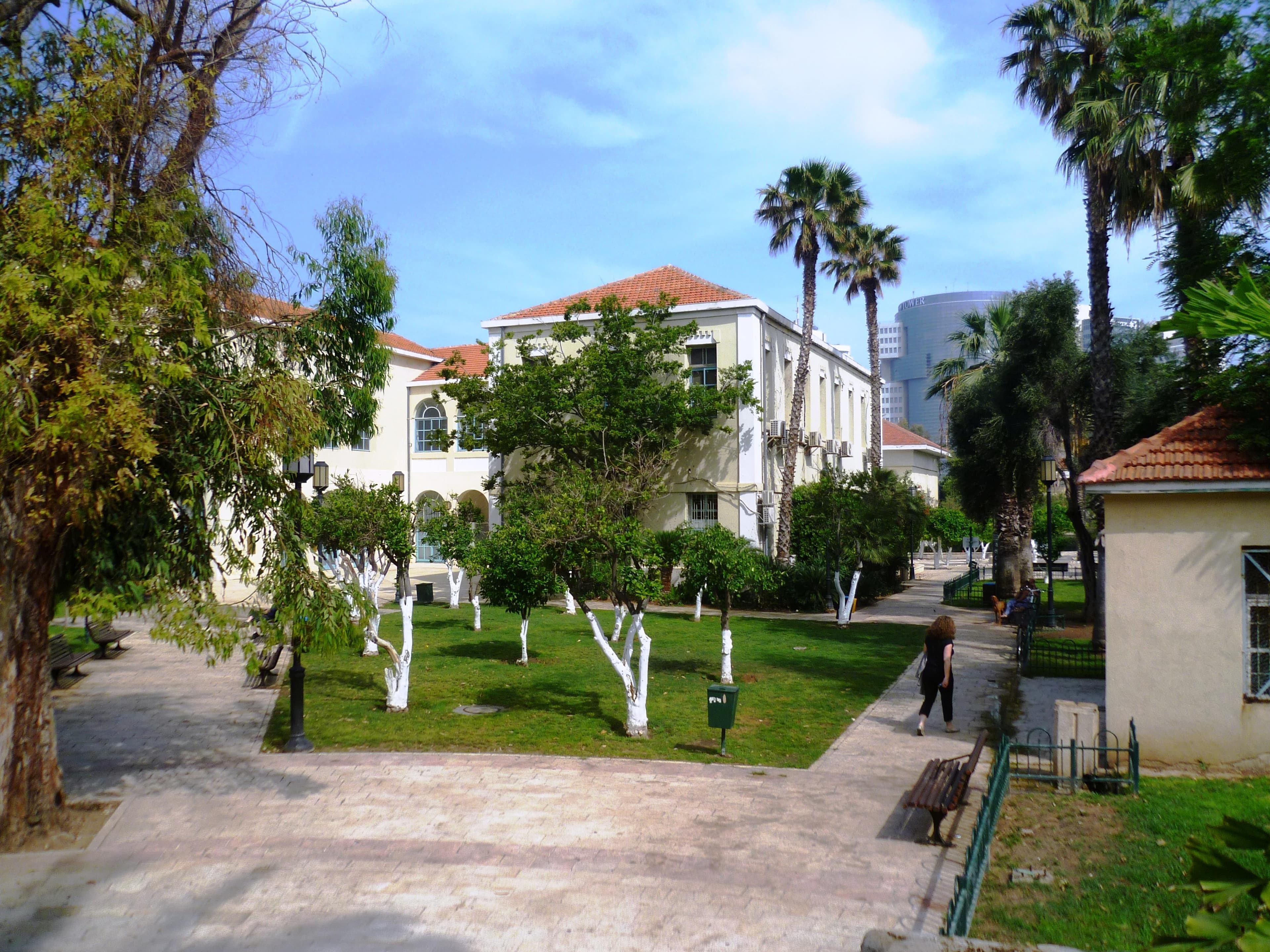 A quiet street in Neve Tzedek, Tel Aviv